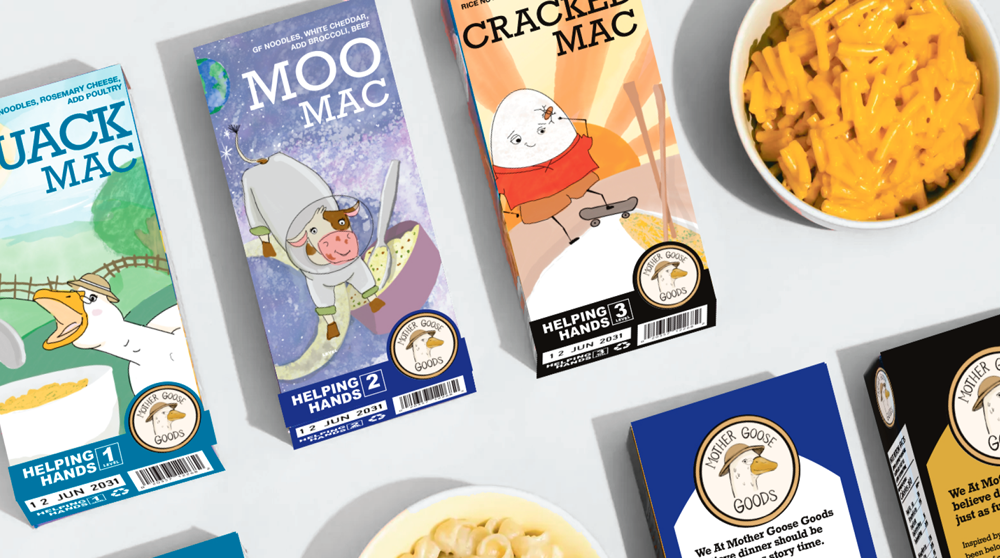 Mother Goose Goods packaging